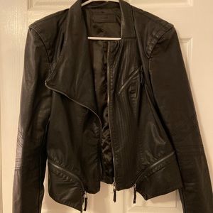 Blank NYC leather moto jacket